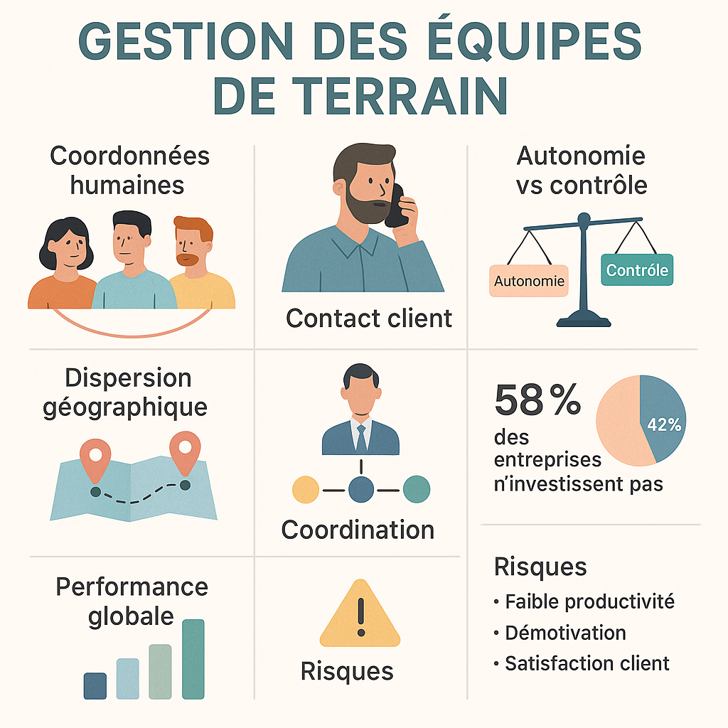 Organisation et structuration du travail des équipes terrain