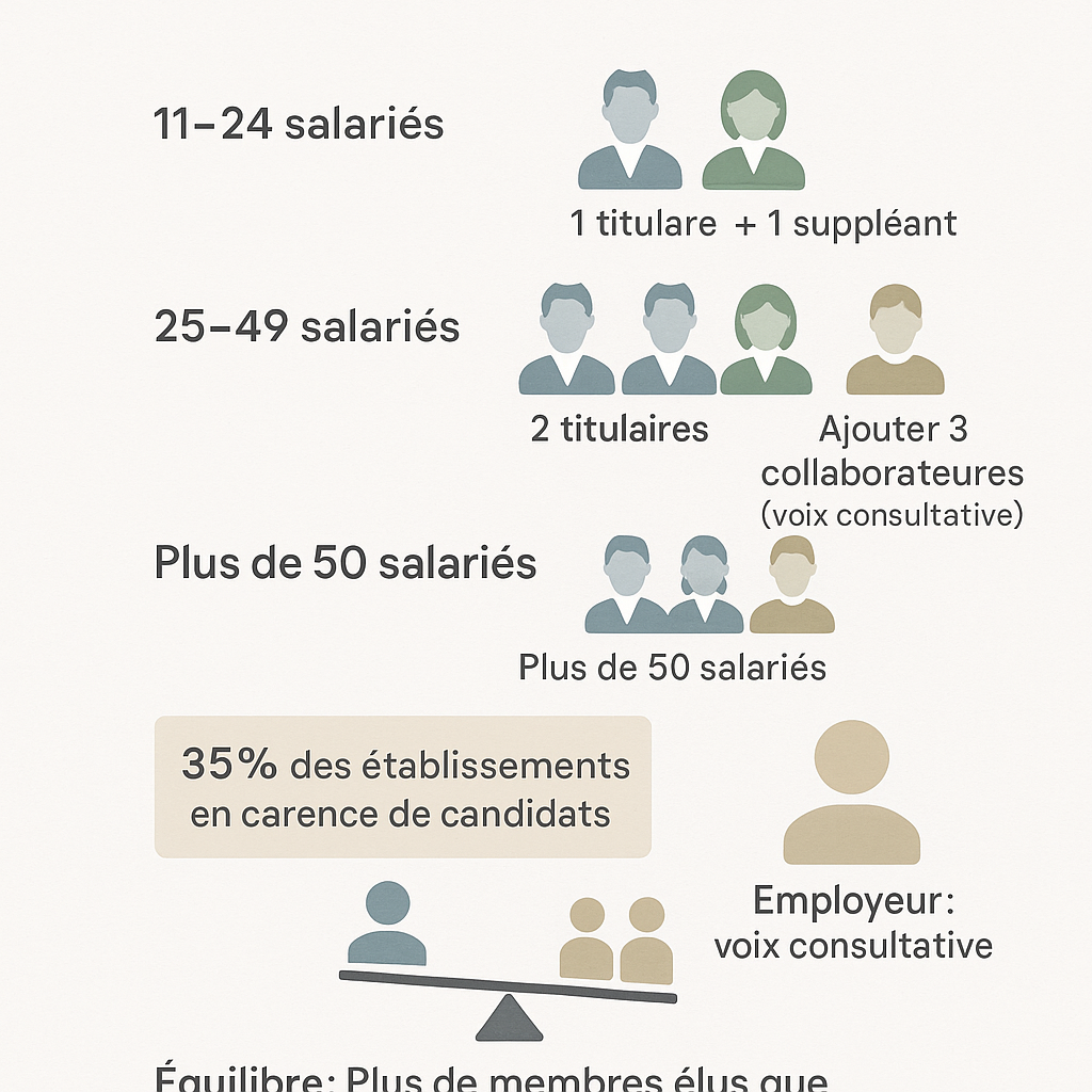 Modalités d'élection et conditions d'éligibilité pour assurer la représentativité