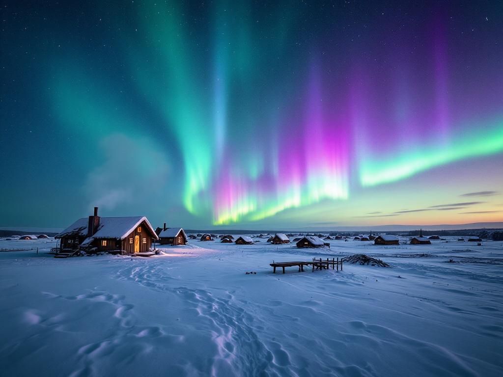 Inari et le lac gelé : un spectacle naturel exceptionnel