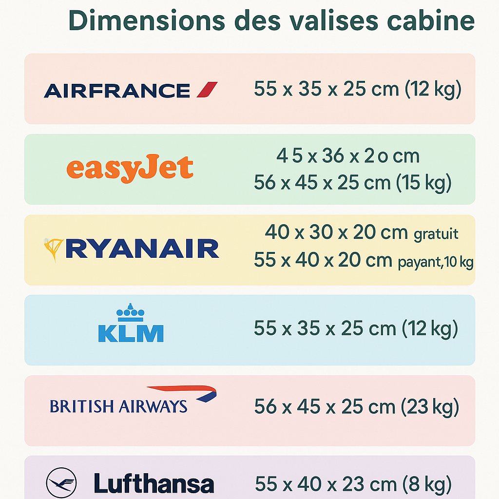 Distinction entre bagage cabine et bagage à main : comprendre les différences