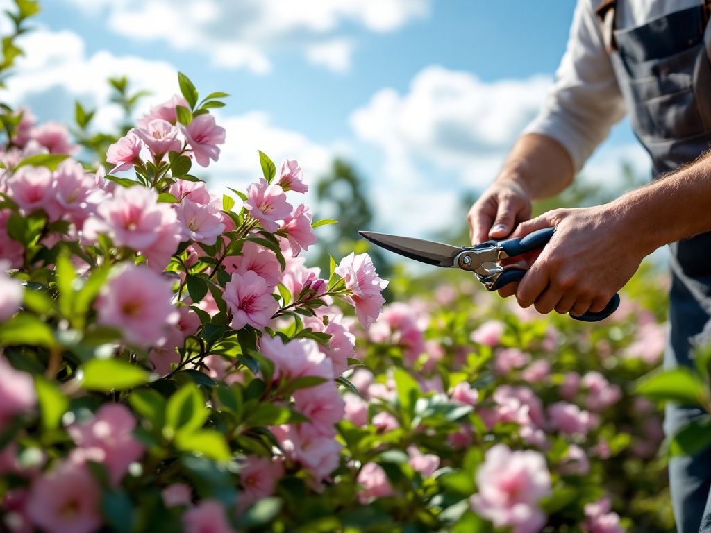 Techniques de taille adaptées aux lauriers roses