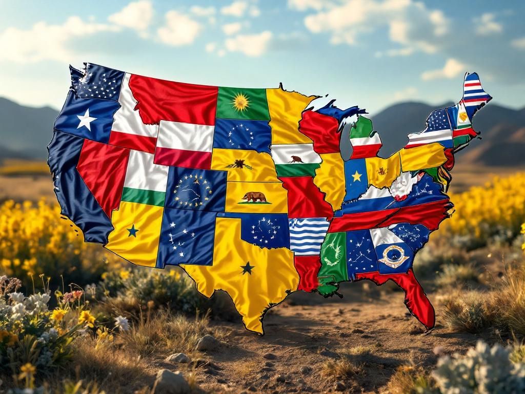 Washington DC et les territoires américains : drapeaux spéciaux Washington DC et les territoires américains : drapeaux spéciaux