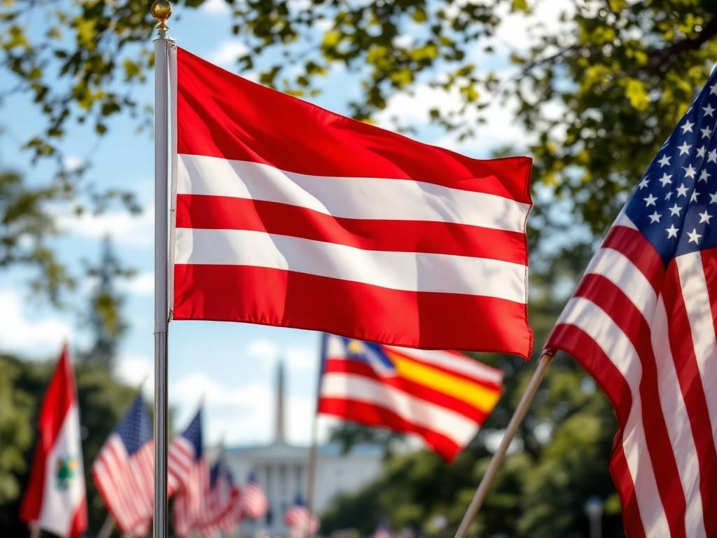Éléments de design et symboles récurrents dans les drapeaux américains Éléments de design et symboles récurrents dans les drapeaux américains