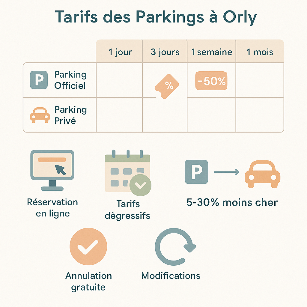 Services de navette et de voiturier à Orly