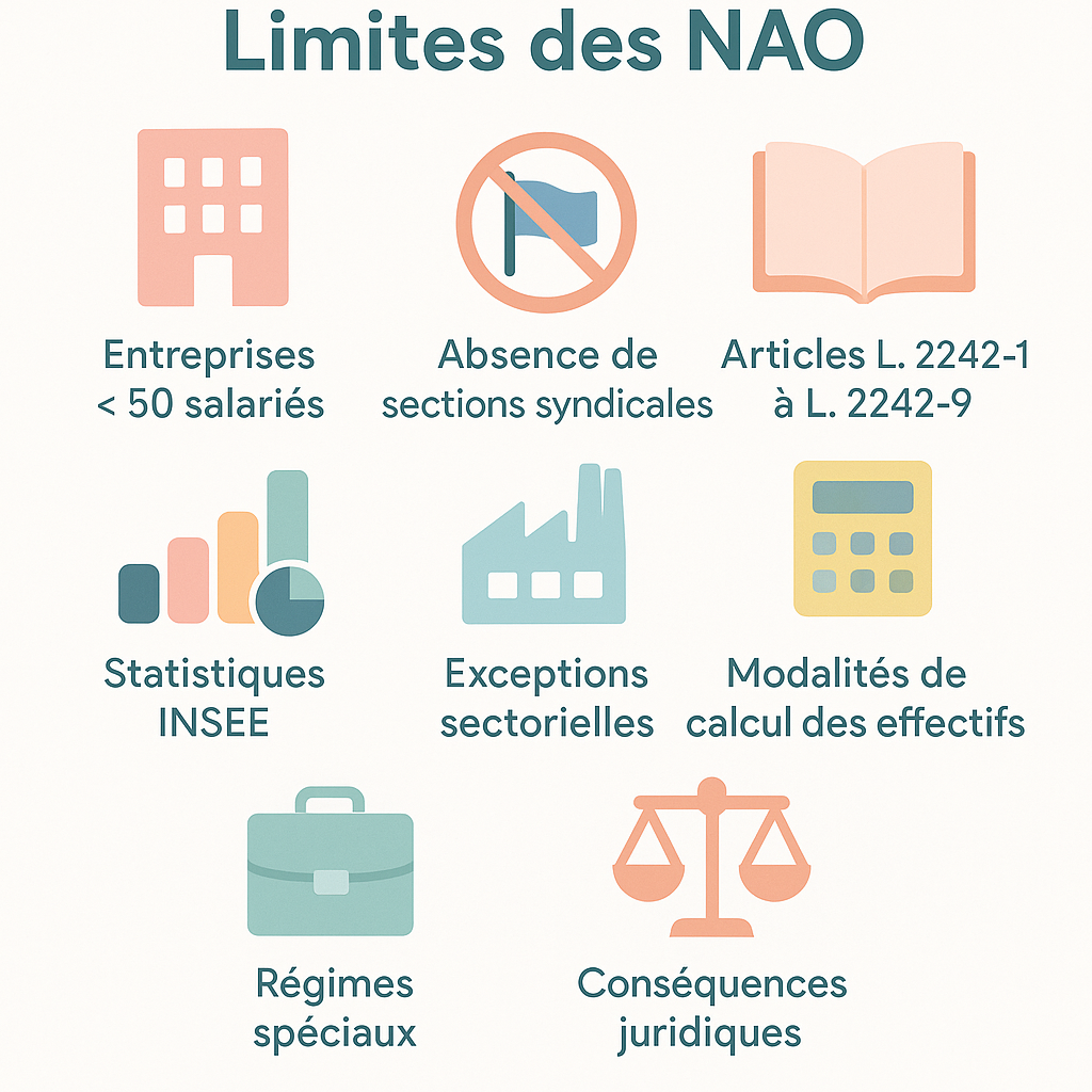 Les secteurs d'activité et régimes dérogatoires